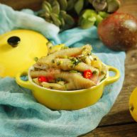 夏日餐前开胃小菜百香果柠檬鸡爪