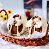 花样咖啡小鞋子馒头