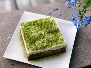 15、雪域抹茶芝士蛋糕,成品图