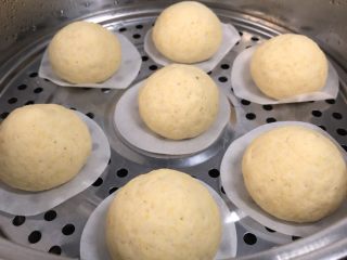 13、玉米面馒头,开大火蒸15分钟，焖锅五分钟即可出锅