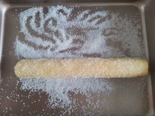 13、网红莎布蕾曲奇饼干（原味+巧克力口味）,滚一层白砂糖