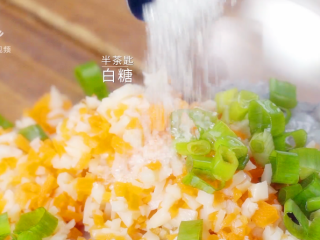 11、香煎虾饼-宝妈首选的补钙儿童餐,半茶匙白糖