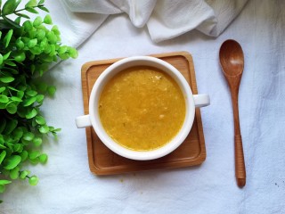 12、南瓜鸡肉浓汤,出锅喽,大老远就能闻到南瓜和鸡肉的香味