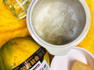 1、木瓜炖燕窝,原材料大合影