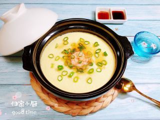 17、补钙鲜嫩虾糕（豆浆水蛋版）,一锅钙质满满，Q弹的补钙鲜嫩虾糕就上桌了。