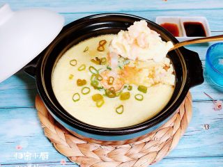 18、补钙鲜嫩虾糕（豆浆水蛋版）,挖上一勺，满满的都是营养！