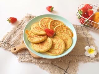 15、鸡蛋玉米饼,成品。