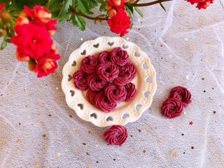 11、紫薯曲奇,成品