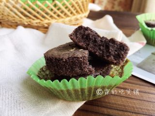 15、黑米蜂蜜小蛋糕,完成。