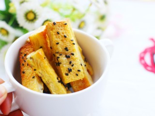 16、超好吃的土司条,赶紧动手做起来～