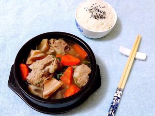 13、排骨时蔬汤,这样的美味是大米饭的完美标配