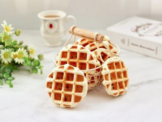 18、蜜豆核桃仁华夫饼,喜欢的集美们快来试试吧～