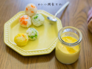 14、三色芝心饭团,完成