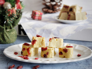 13、宝宝辅食—蔓越莓山药糕,成品图