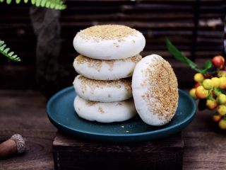 20、果仁红糖发面饼,成品一