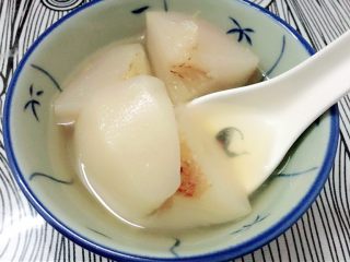 15、宝宝辅食之肉末蒸冬瓜+冰糖水蜜桃,大人吃放冰箱冷藏之后就是更适合夏天的冰爽糖水了。