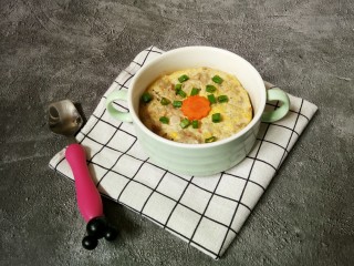 11、宝宝辅食~肉泥蒸蛋,营养又好消化，肉中夹着蛋香，小朋友非常喜欢吃。