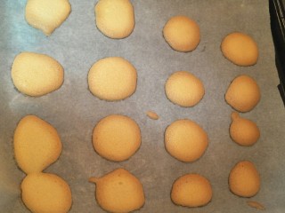 18、新手奶油小西饼——少油少糖,考成小西饼的样子，中间还软软的。