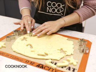 10、圣诞黄油饼干,用饼干切膜做造型