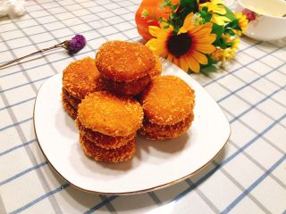 23、咸味南瓜饼,成品图。