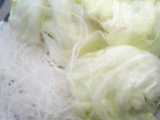 5、涮羊肉,生菜和粉丝