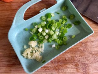 16、翠羽红霞映玉光➕荷兰豆滑炒鸡片,小葱切葱末，姜切姜末