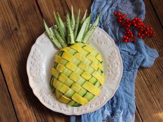 18、菠萝造型炒饭,成品