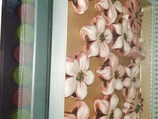 42、桃花酥,这是烘烤中途，不用盖锡纸；