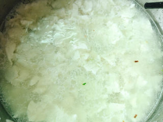 11、鸡蛋豆腐羹,划烂的豆腐