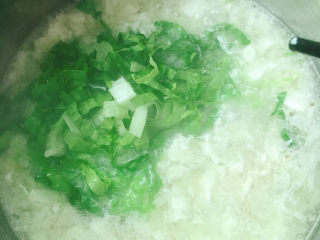 13、鸡蛋豆腐羹,下生菜末