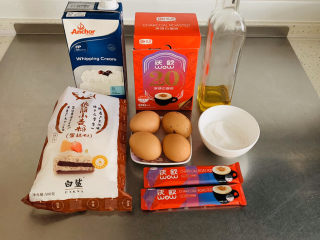 1、香醇的咖啡慕斯,准备材料