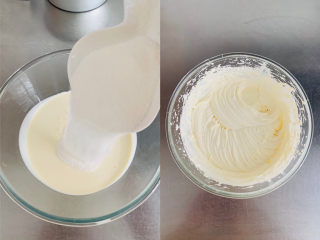 11、香醇的咖啡慕斯,但奶油中加入糖打到7分发刚刚出现纹路即可