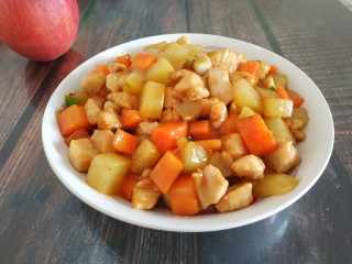 17、爆炒鸡胸肉,成品图