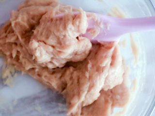 10、自制脆皮肠（宝宝版）,直到肉馅粘稠就可以了