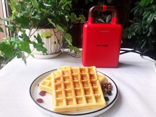 16、原味华夫饼,成品图