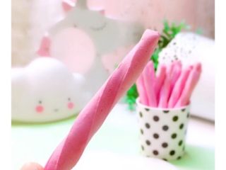 9、火龙果磨牙棒,大功告成！超级健康的磨牙棒完成啦