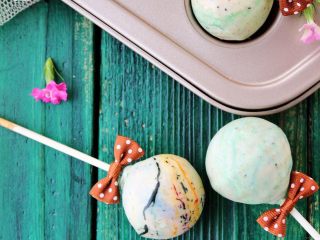 14、星空棒棒糖蛋糕,萌萌哒