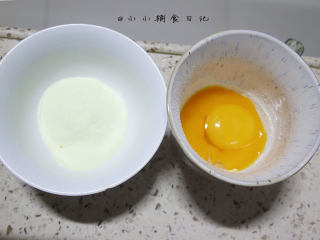 1、8个月以上辅食蛋黄溶豆,准备材料