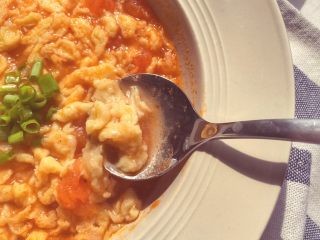 10、辅食10M➕:番茄鸡蛋疙瘩面,再煮三分钟撒一些葱花即可(需要调味的可以在出锅前少加点盐)