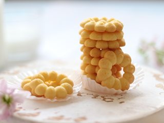 14、醇香酥脆的曲奇饼干（曲奇枪版），冬日温暖小零食,曲奇饼干