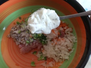 10、十味+蛋黄酱彩蔬蒸肉蛋,蛋黄酱