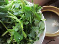 9、芦荟时蔬猪骨汤,接着加入洋菜煮开后再接着煲20分钟。