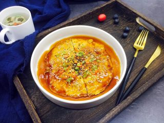 15、厨房挑战 荤菜 锅塌鲜虾皮,成品图。