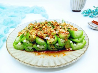 20、#咸味##养生菜#凉拌秋葵,近看，有胃口吗？喜欢就做起来吧！