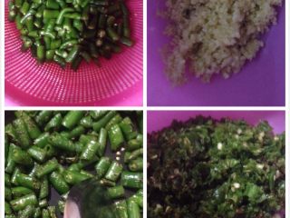 2、新蒜泥白肉,锅中加水，加适量盐，放入里脊肉煮熟，煮肉的同时就可以准备食材了哦，把辣椒切段入炒锅干煸至熟、起锅剁碎，蒜泥最好用捣的，味道会比较好，没有条件的就拍拍剁剁吧，尽量拍出蒜油会比较香