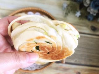 15、发面葱油饼,看起来还不错吧！
