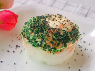 10、时蔬鸡蛋糕,成品