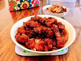 15、窦婆婆妈妈菜➕简易版糖醋小排,成品，急着吃饭，没有时间慢慢拍美照了，赶紧拍了两张，大家见谅????