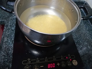 4、这碗粥山海结合，促进消化降血压，还可防癌呢,电磁炉800瓦，定时22分钟