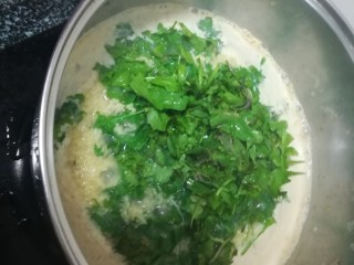 13、这碗粥山海结合，促进消化降血压，还可防癌呢,全部加入